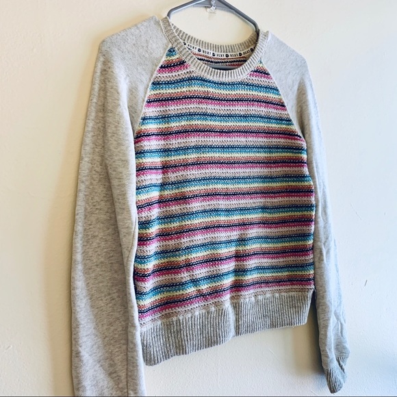 PACSUN Colorful Stripped Sweater Long Sleeve - Picture 5 of 6